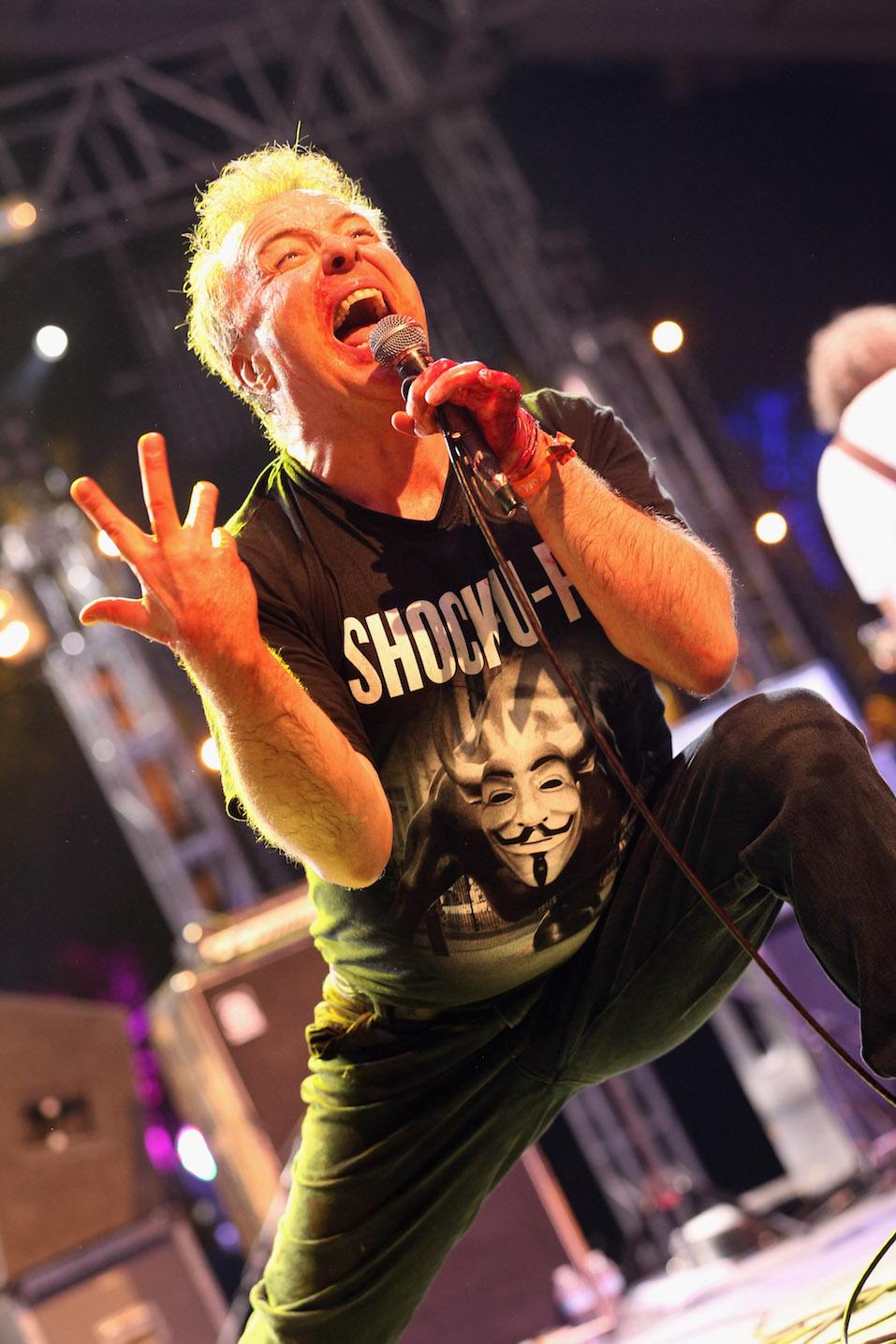 Jello Biafra performs on stage during the 2013 Coachella Valley Music & Arts Festival